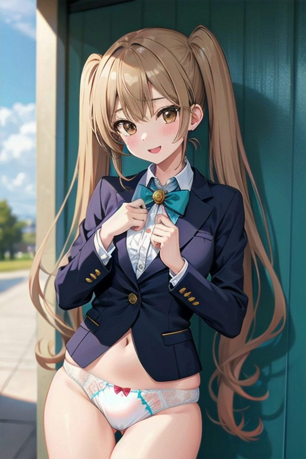 School twintails girl