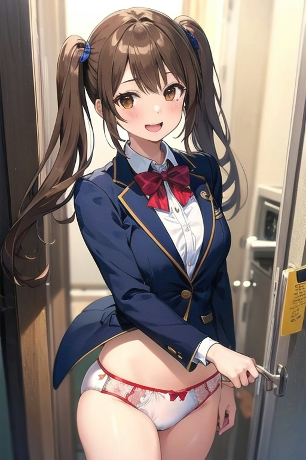 School twintails girl