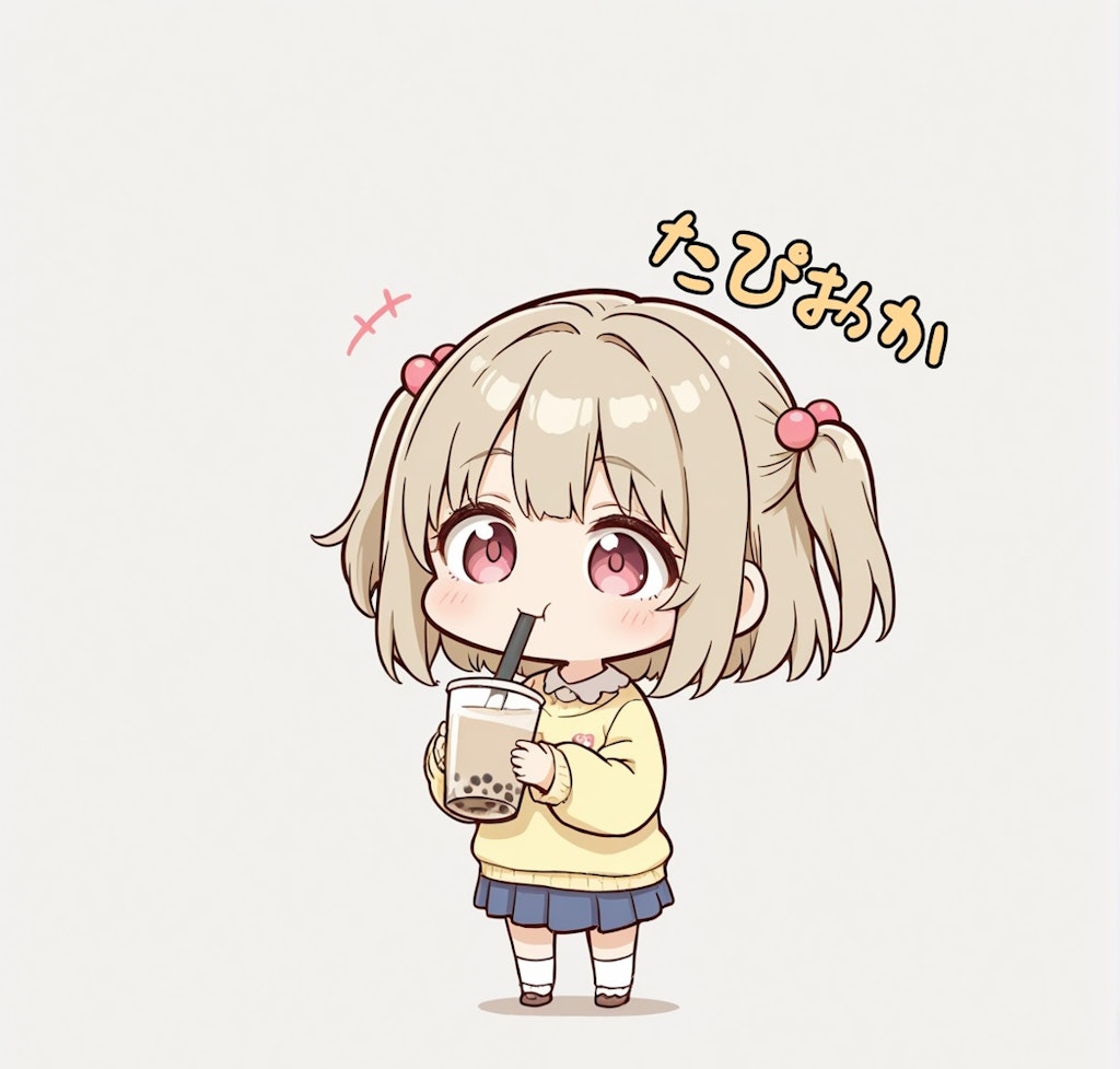 たぴおかスタンプ
