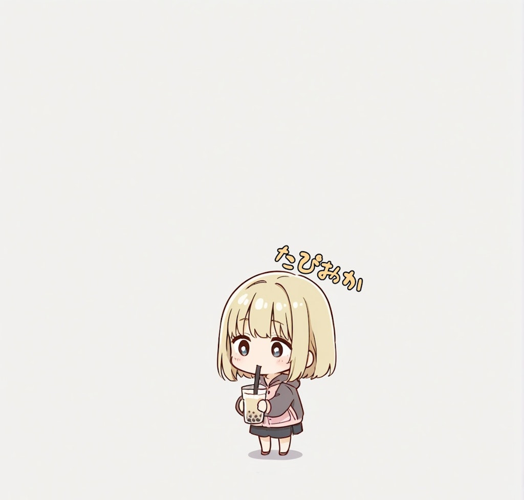 たぴおかスタンプ
