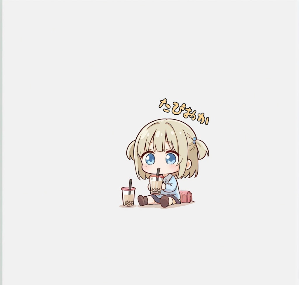 たぴおかスタンプ