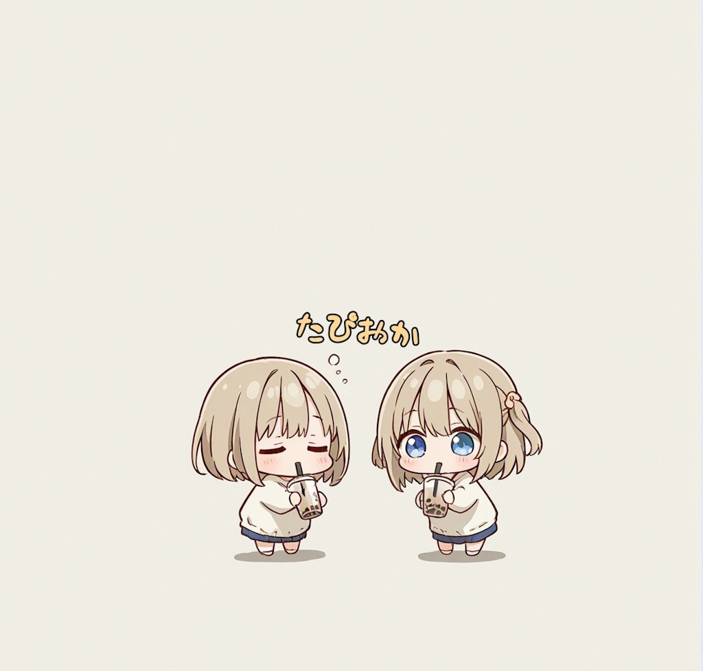 たぴおかスタンプ