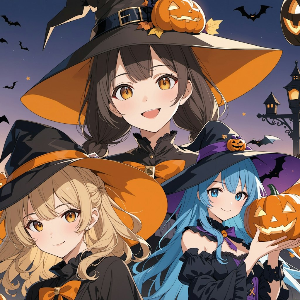 ハロウィン×３人娘