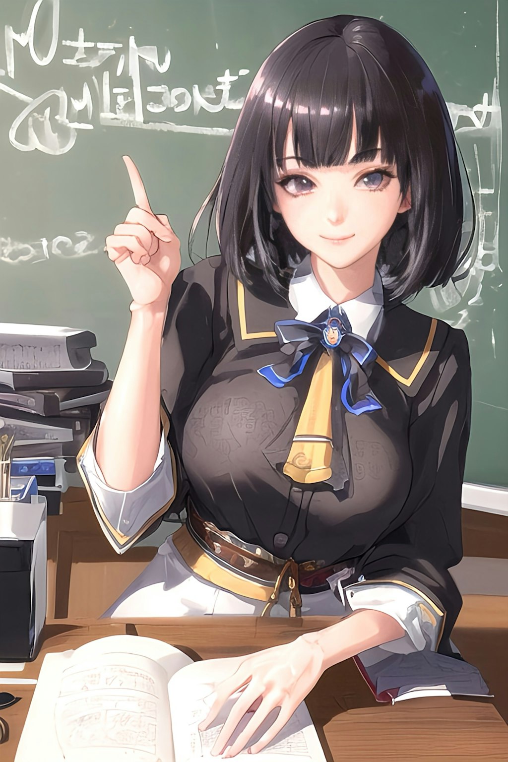 爆乳女子とお勉強