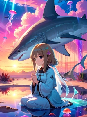 サメとクラゲと祈る少女
