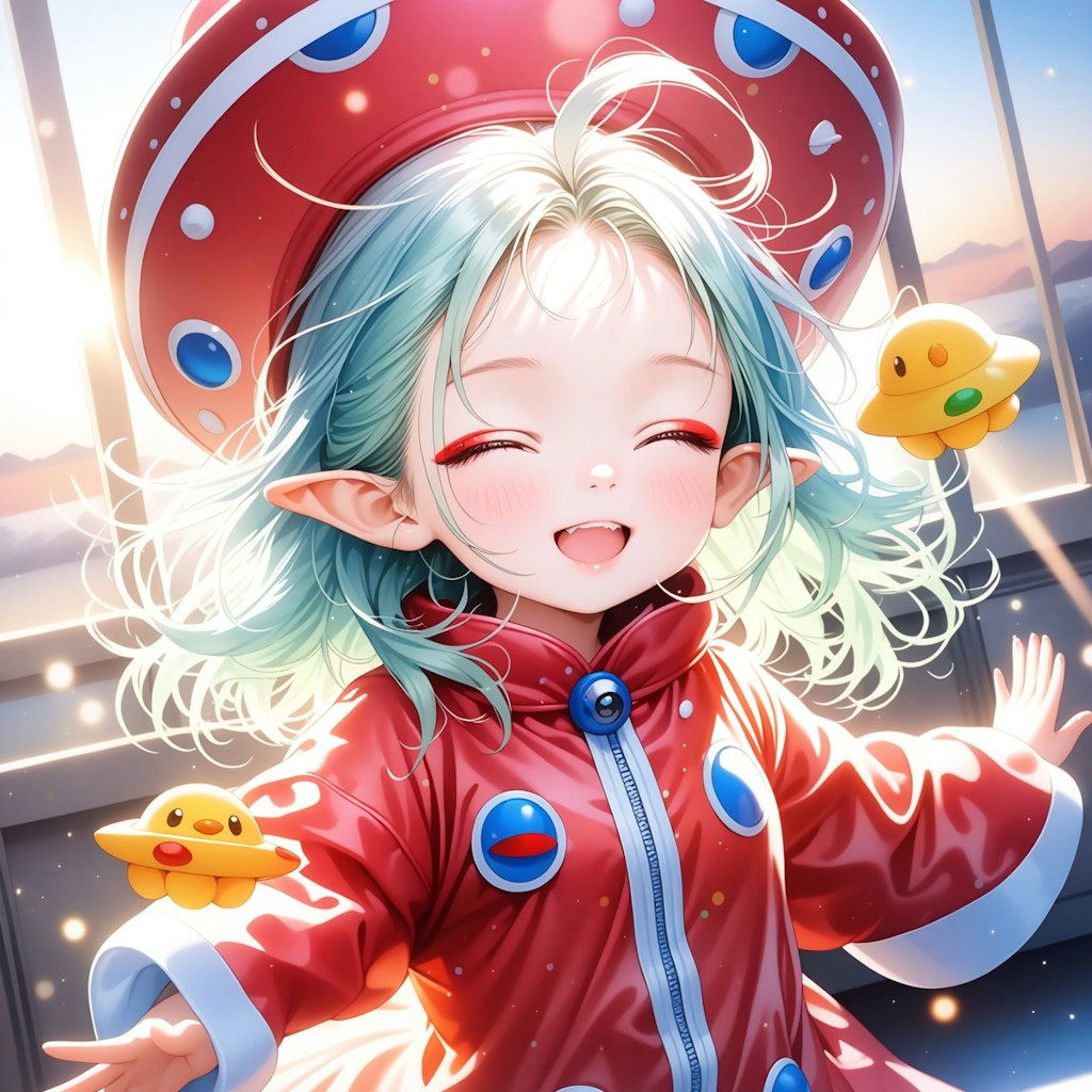 きょうは ゆーふぉーの ひだよ！