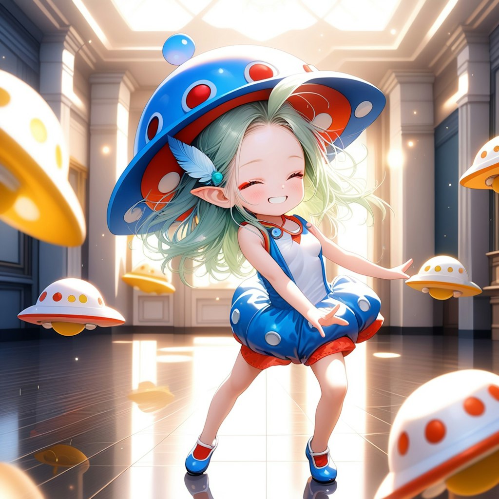 きょうは ゆーふぉーの ひだよ！