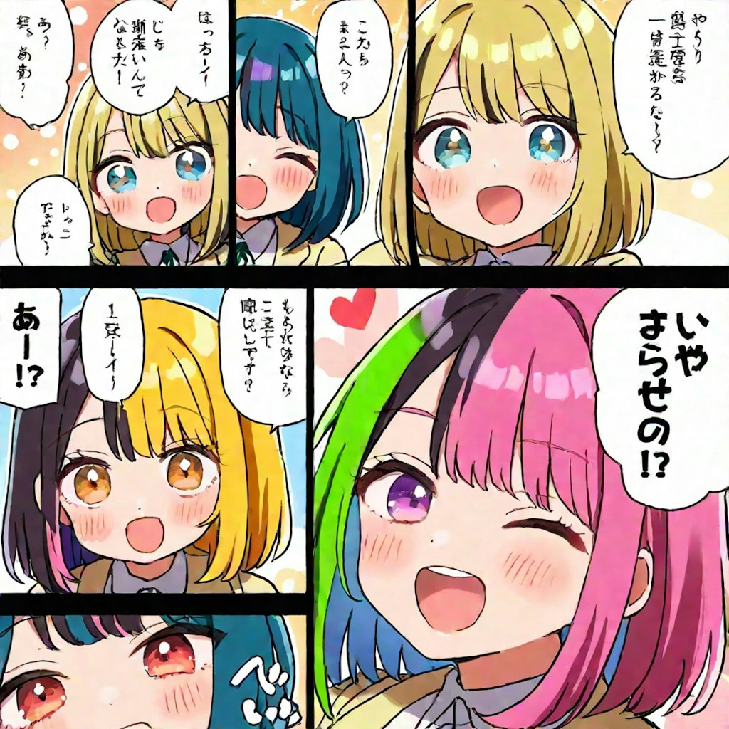 試しにつくってみた漫画表現がうまいPRISMさん