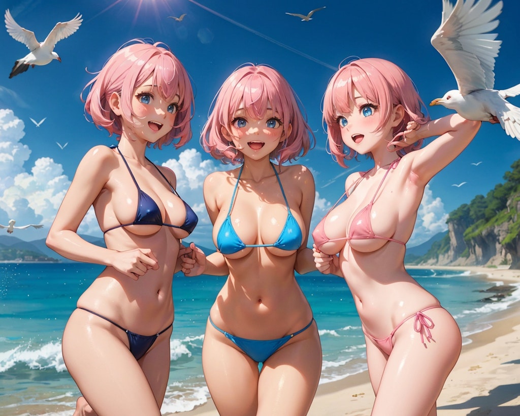 海の３人娘！