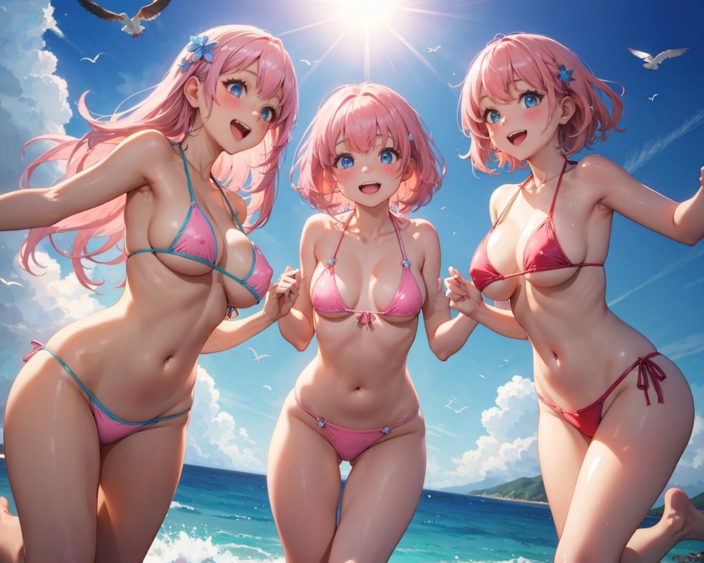 海の３人娘！