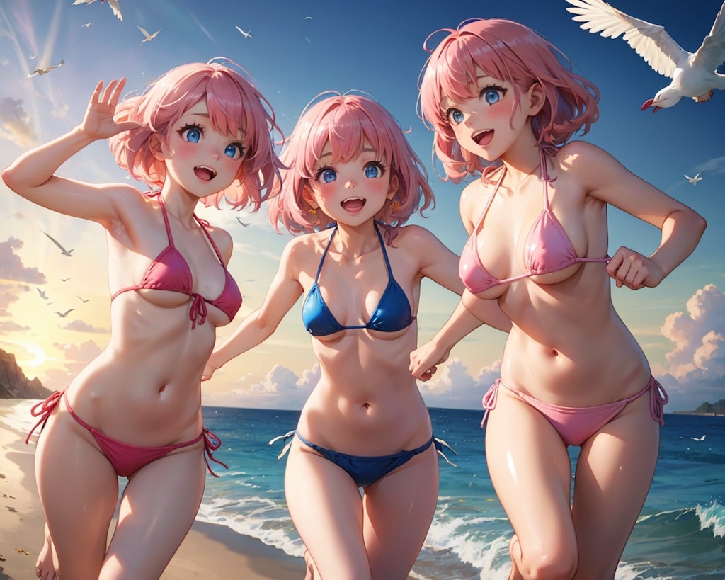 海の３人娘！