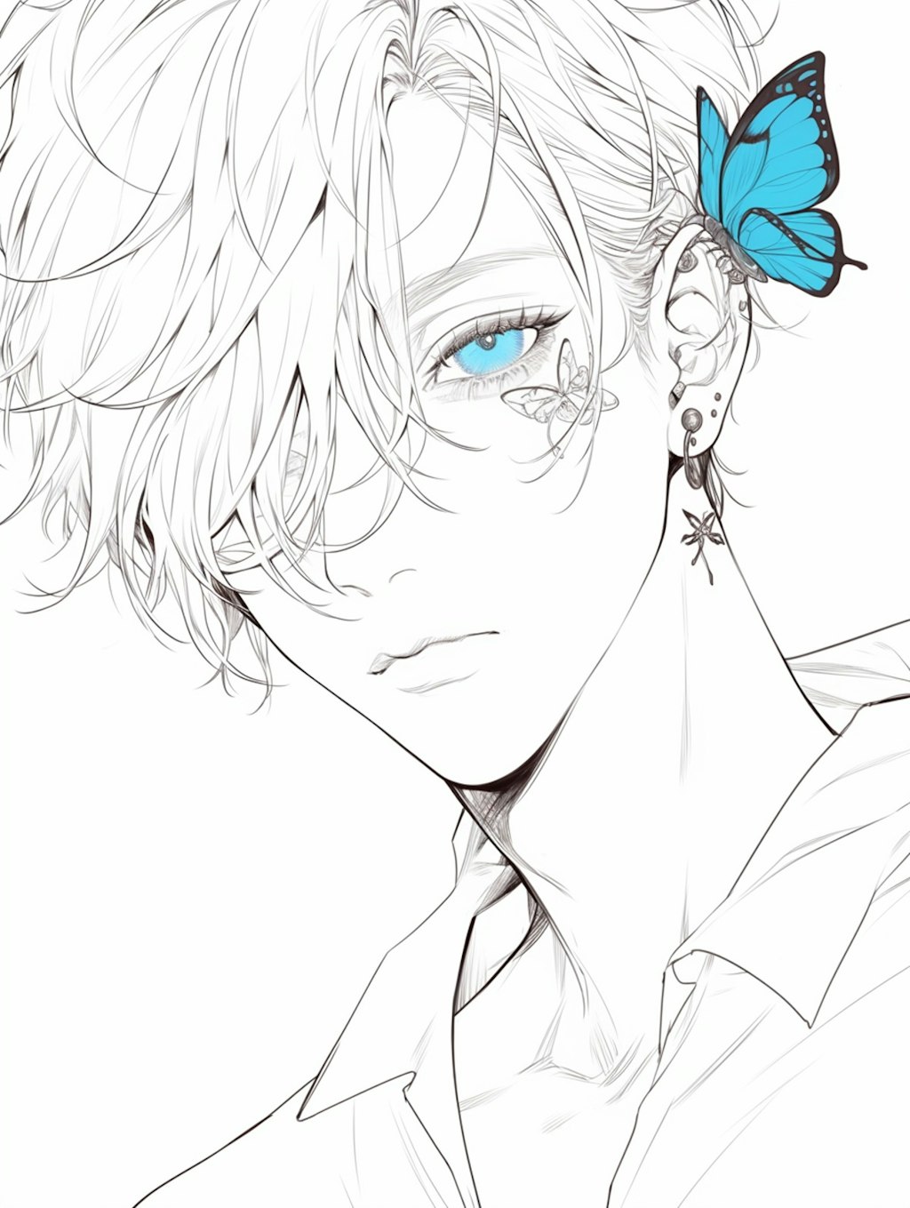 蝶と刺青