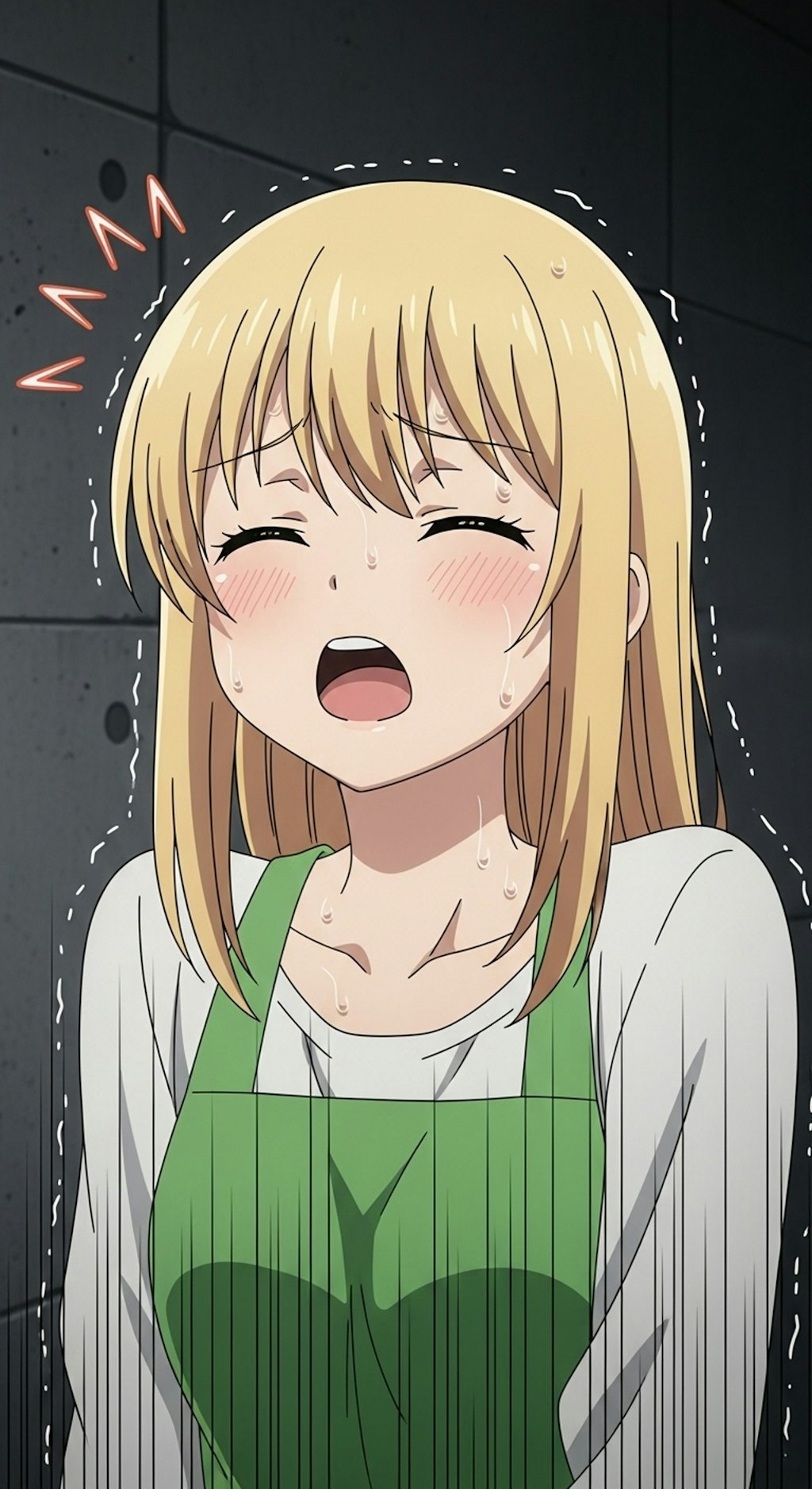 Whiskさんをごまかして意味深げな表情のV4Bちゃん