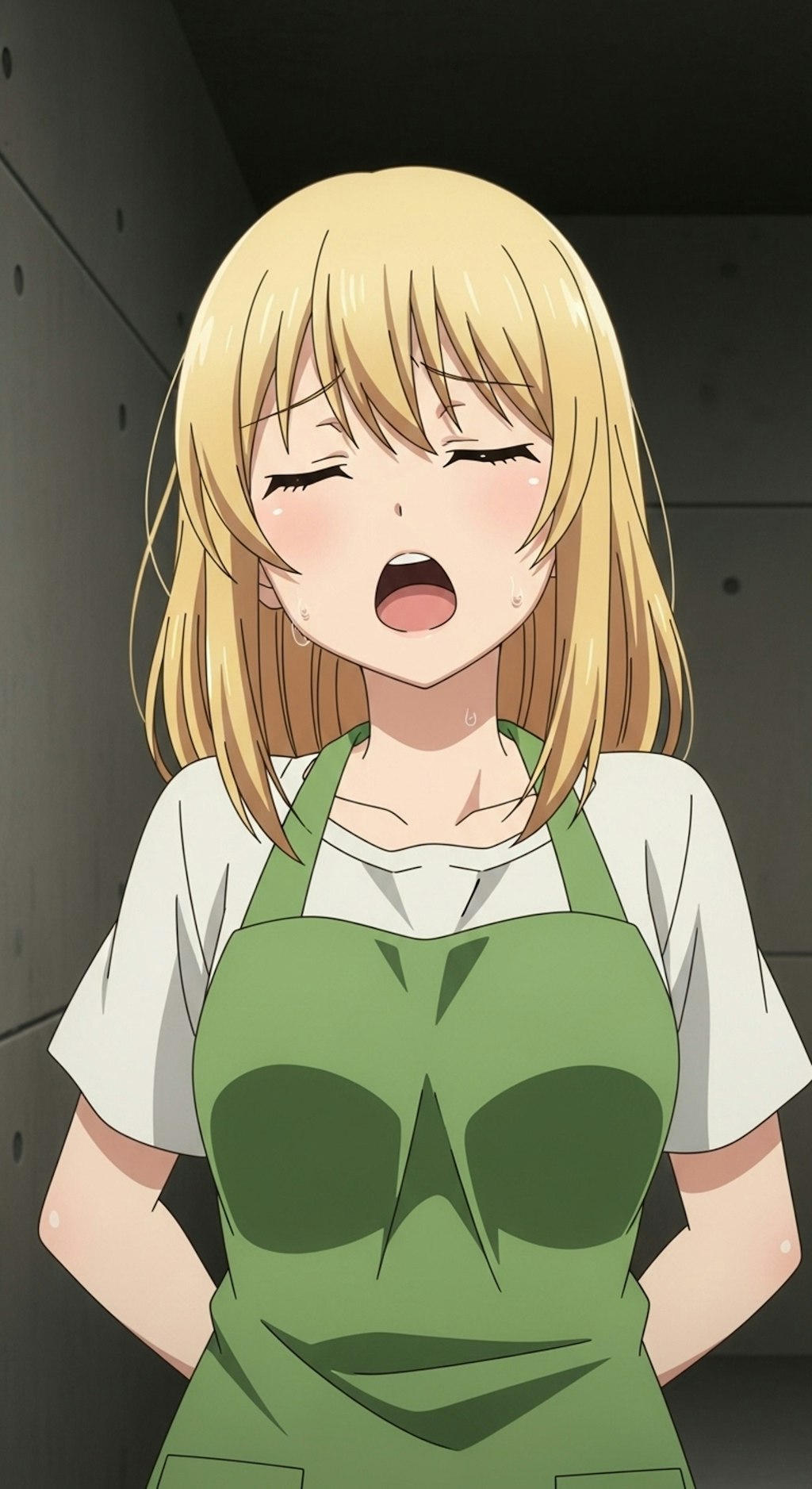 Whiskさんをごまかして意味深げな表情のV4Bちゃん