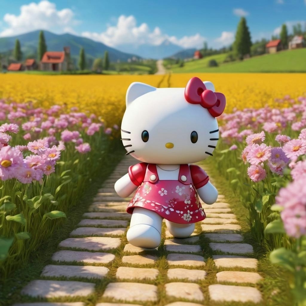 Realistic Hello Kitty