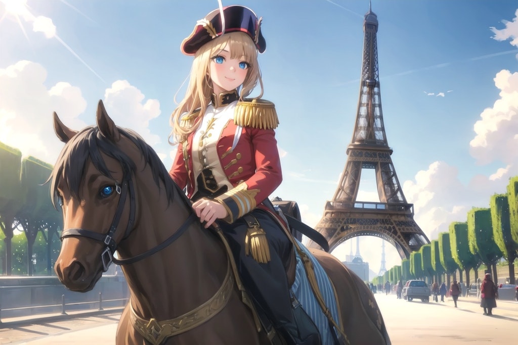 馬で行くフランス旅行