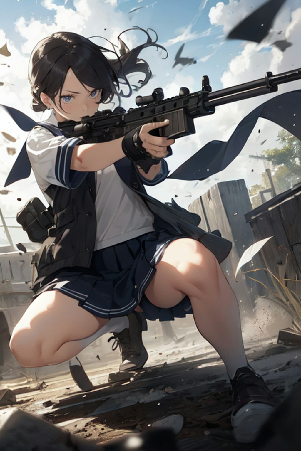 gun girl