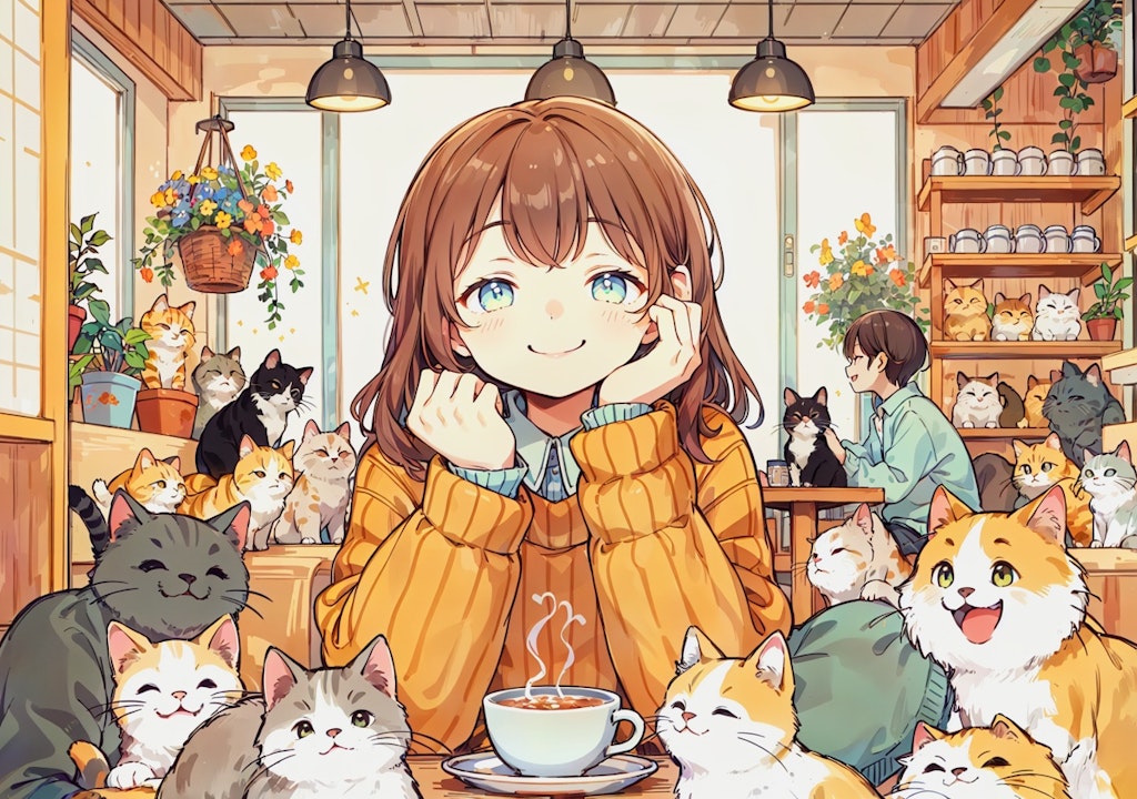 猫カフェ