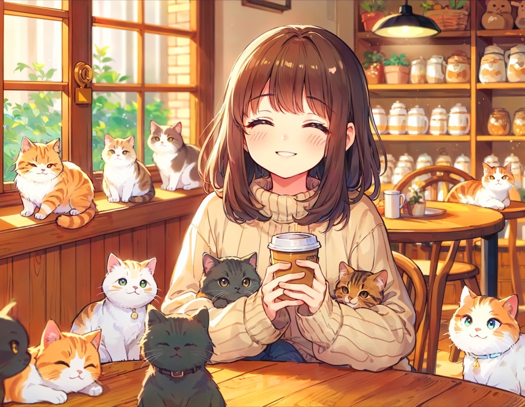 猫カフェ