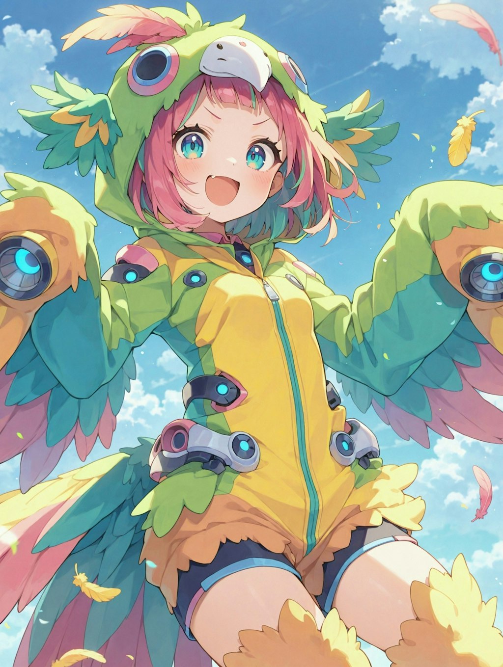 メカ娘：モデルインコ
