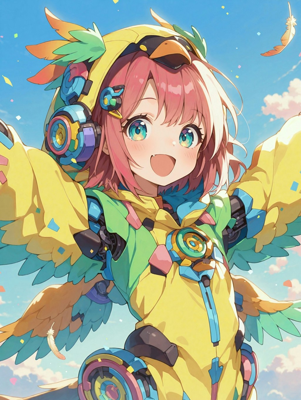 メカ娘：モデルインコ