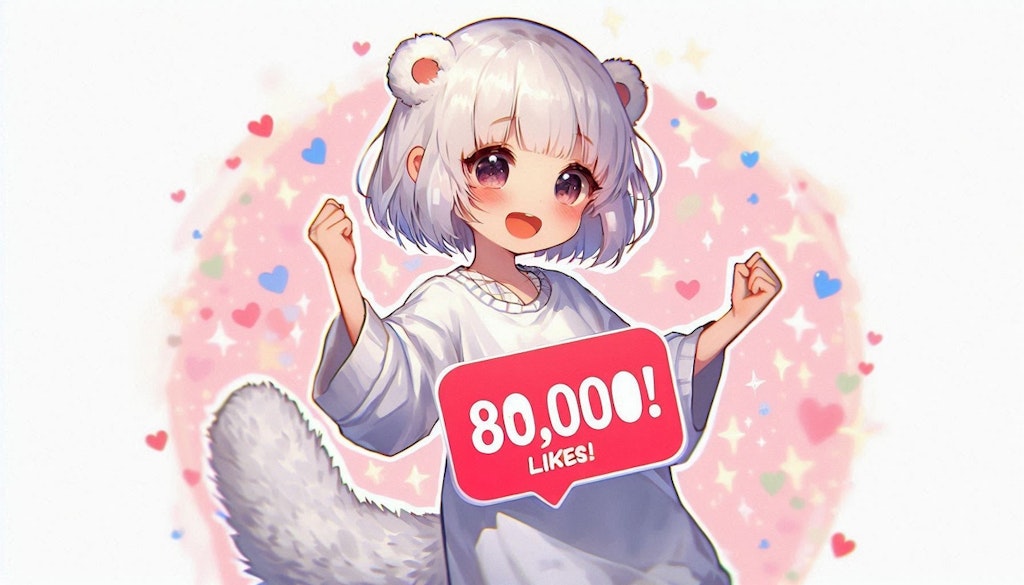 80,000いいね御礼