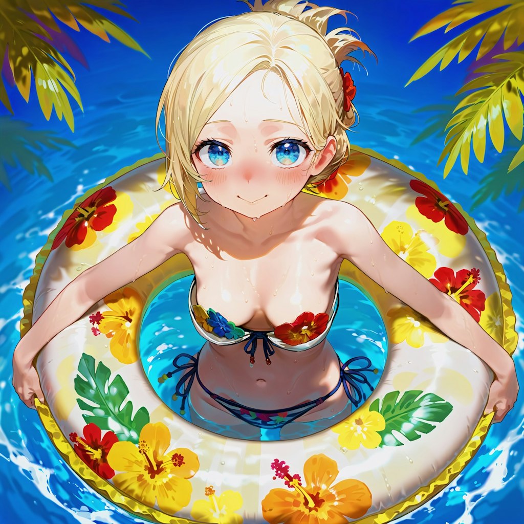おニューの水着