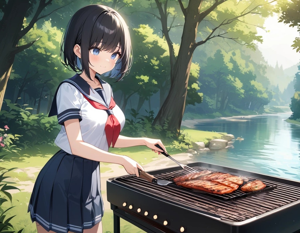 ちちぷいスクール体験入学～林間キャンプでBBQ～