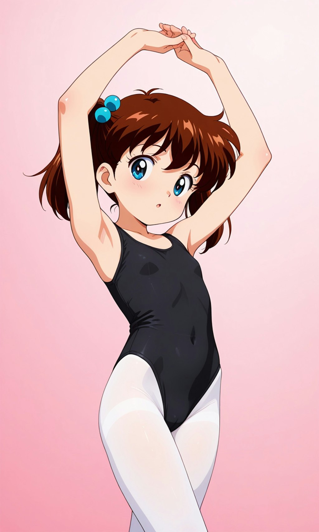 80'sなバレエ少女(黒)