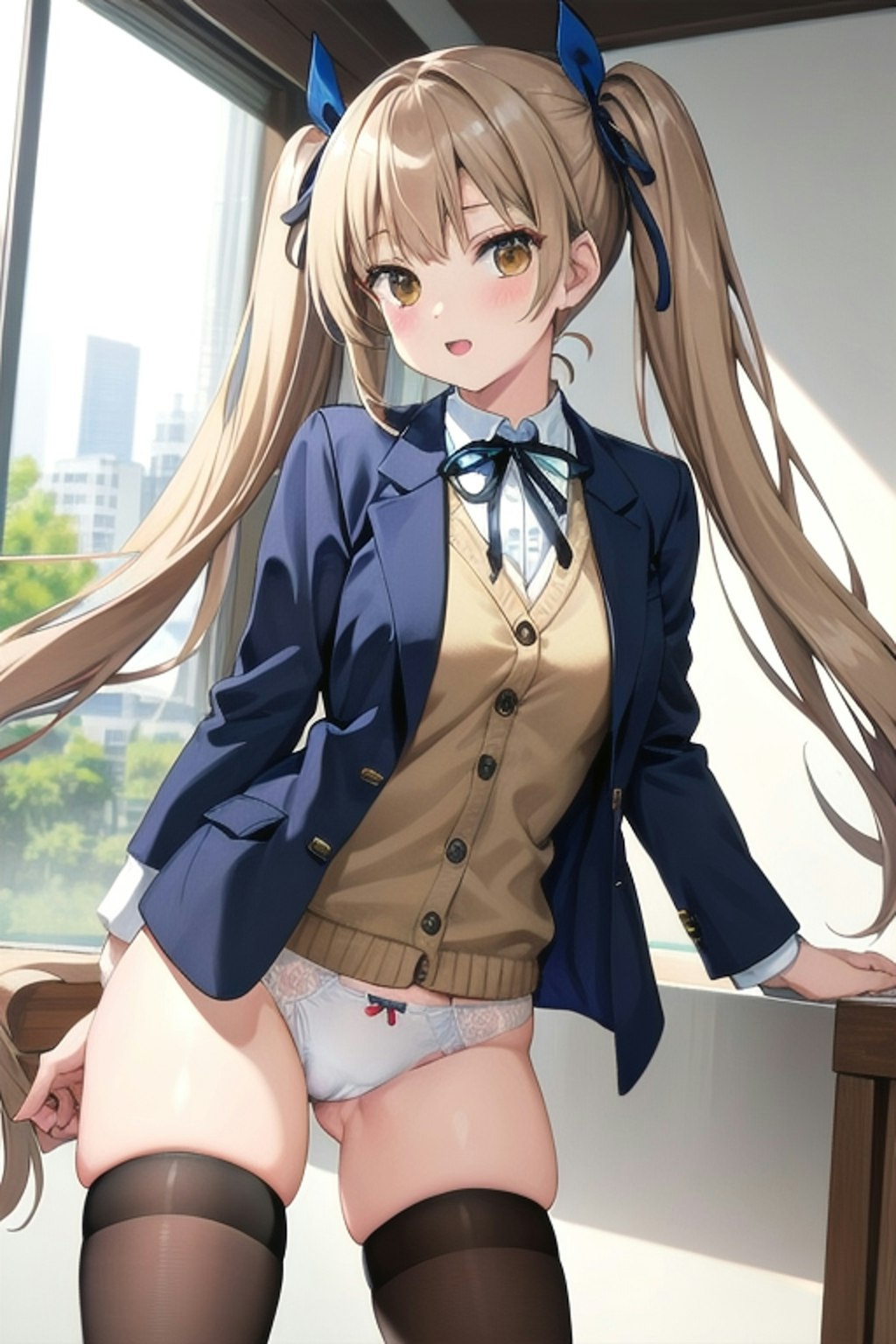 School twintails girl