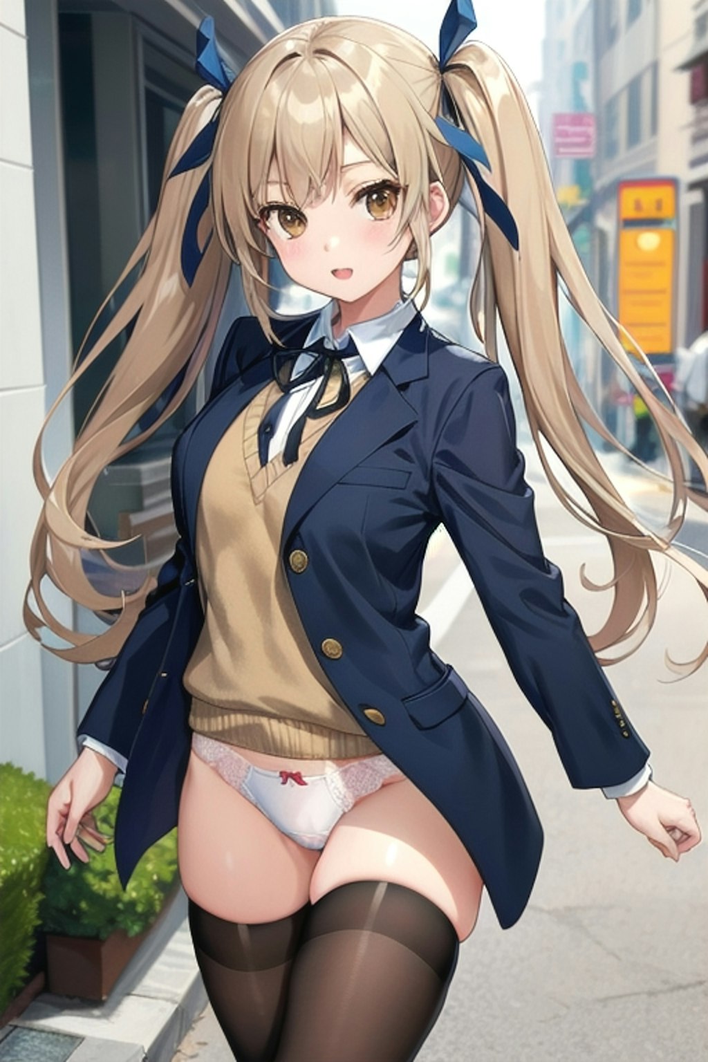 School twintails girl