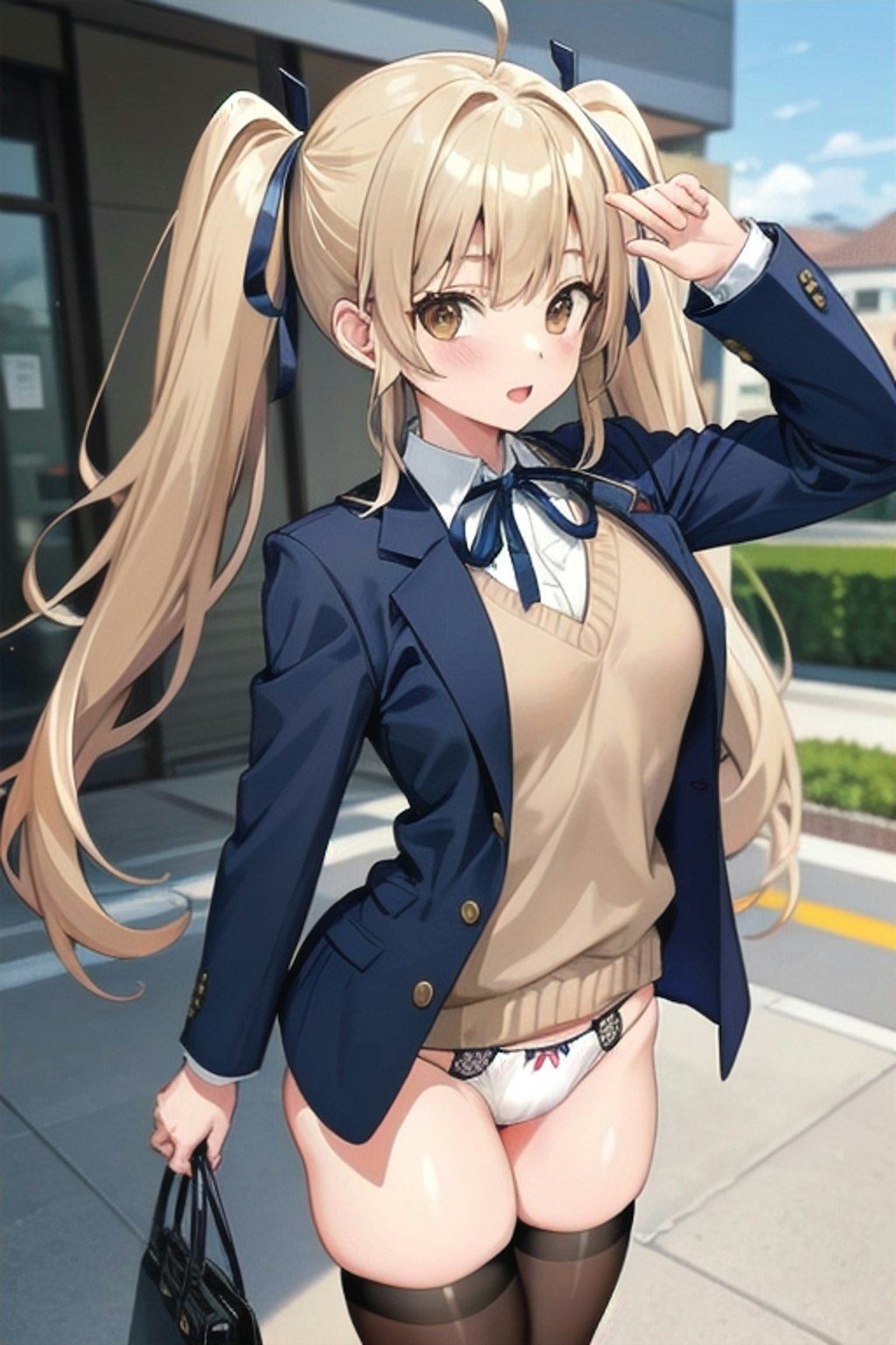 School twintails girl