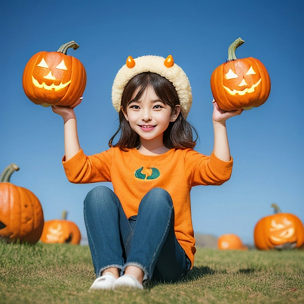 ハロウィン女児