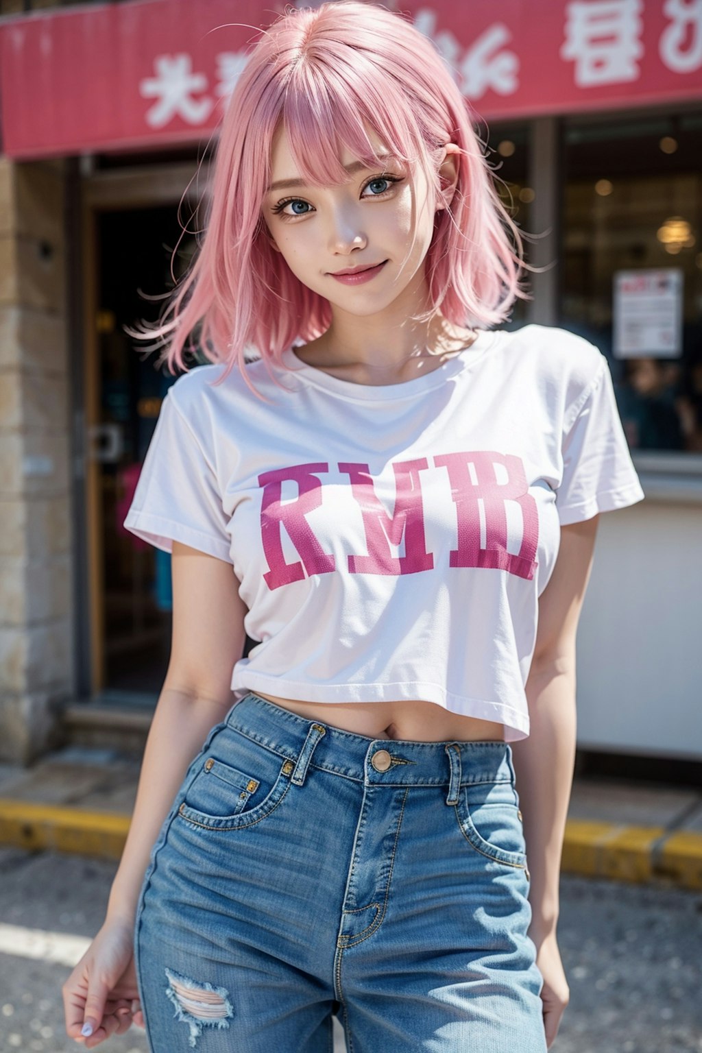 ピンク髪【企画】
