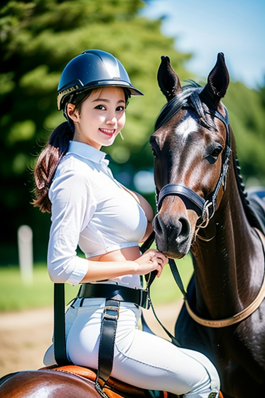 乗馬レッスン