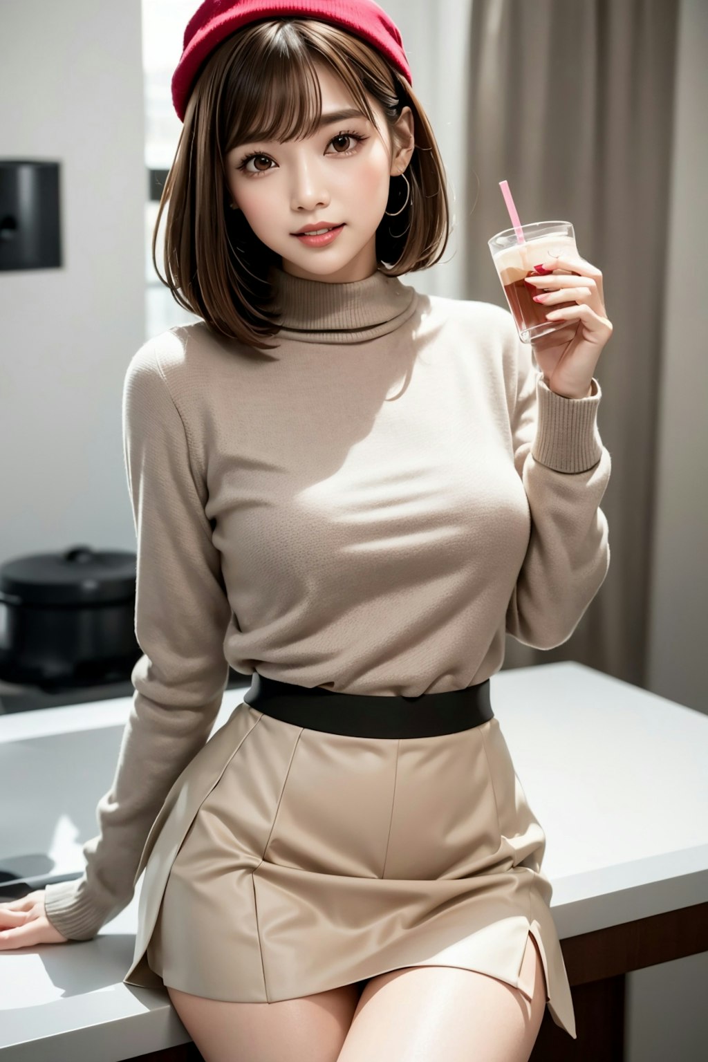 帽子・ミニスカの れなちゃん R-18