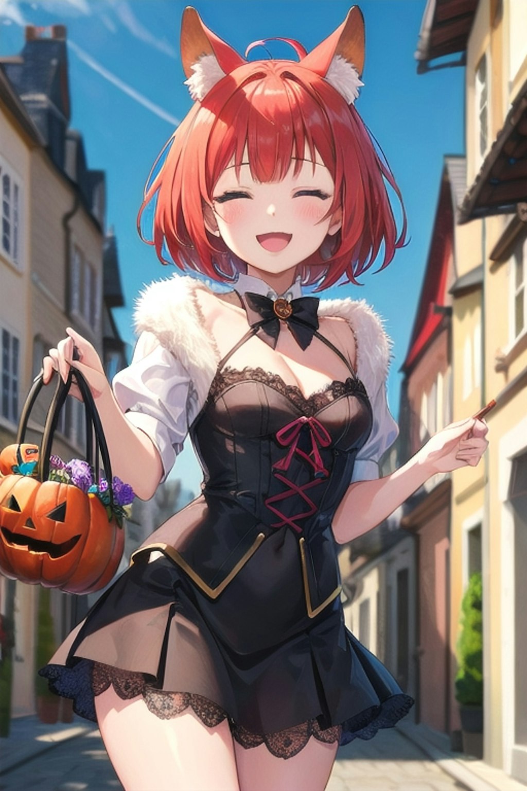 昼と夜とで姿を使い分ける系のハロウィン娘