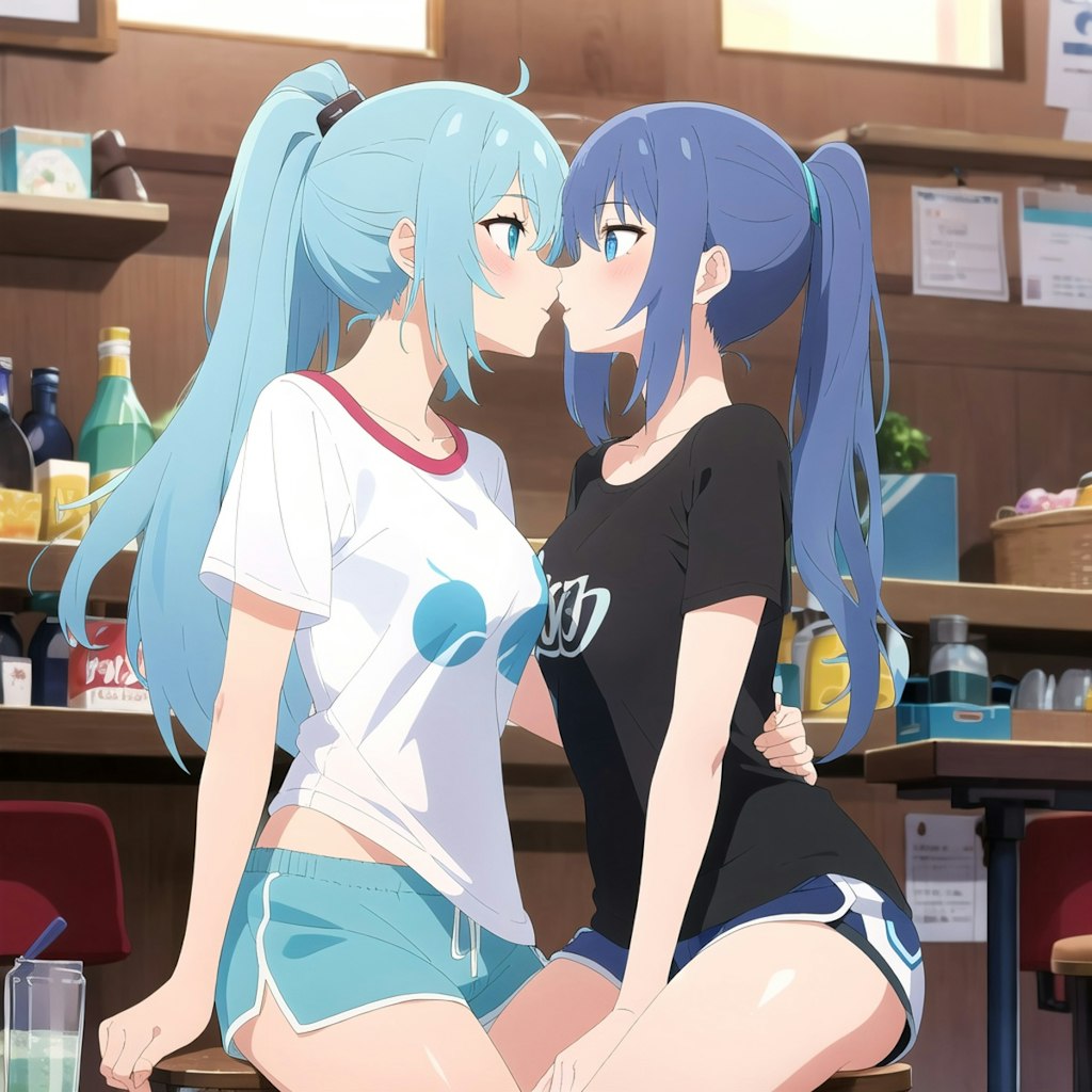 百合キス