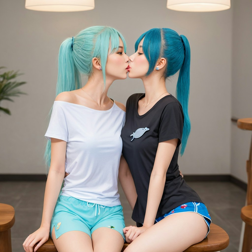 百合キス