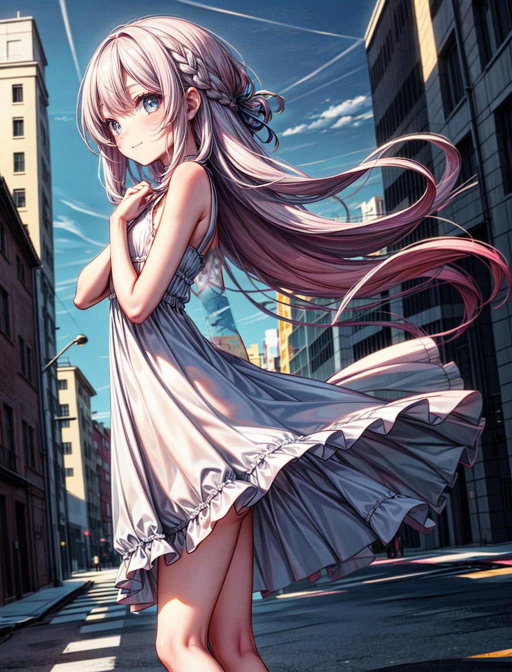 ワンピースの女の子 Girl in a dress