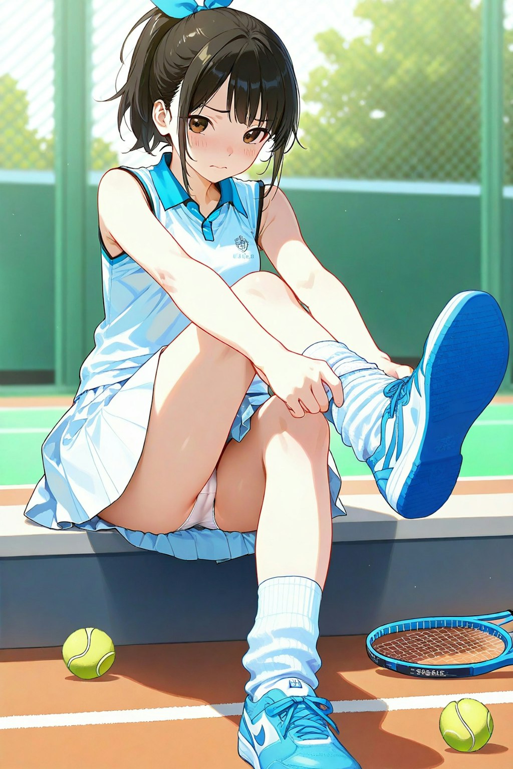 ２８日のテニス少女