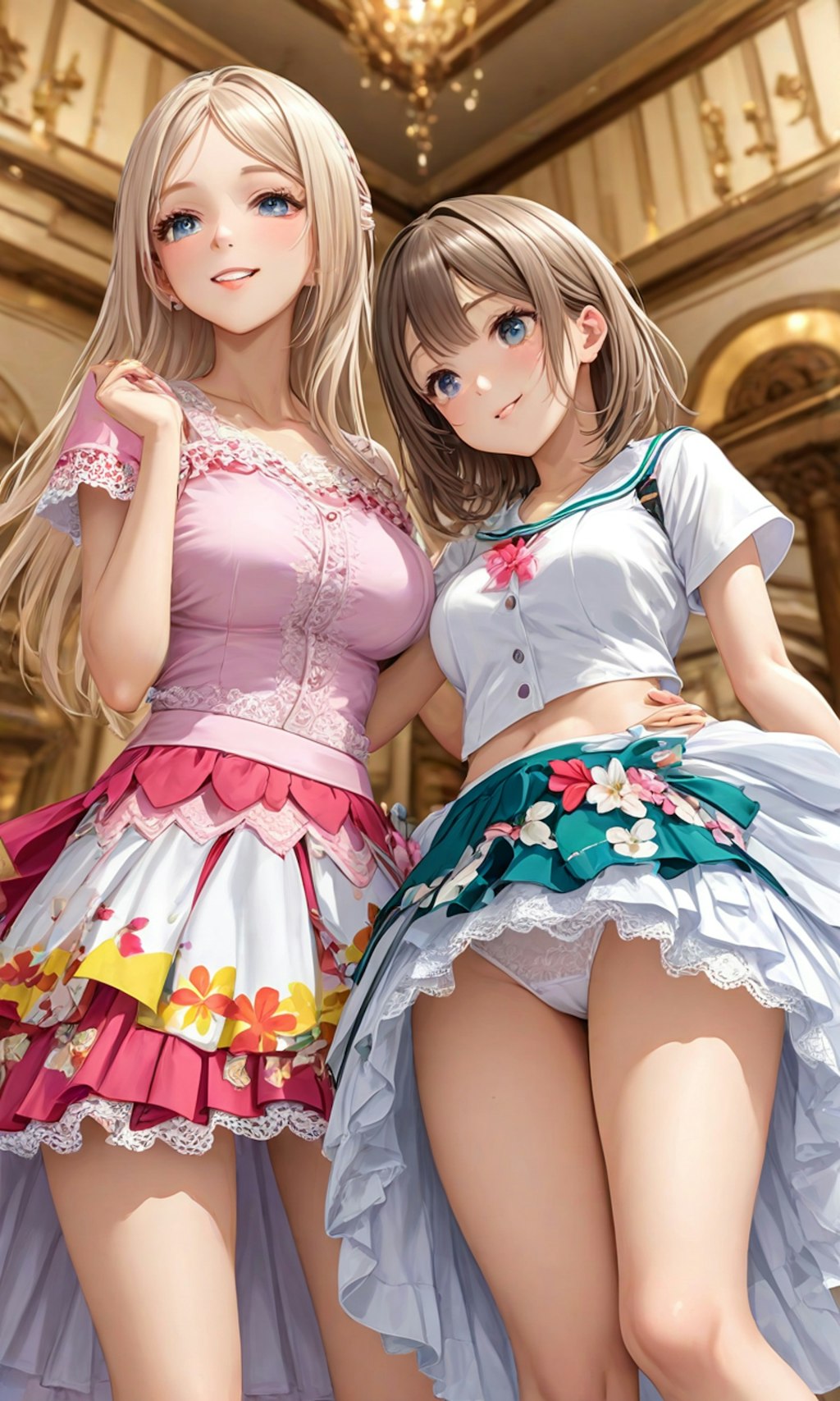 パンチラとセーラー服と女子高校生と