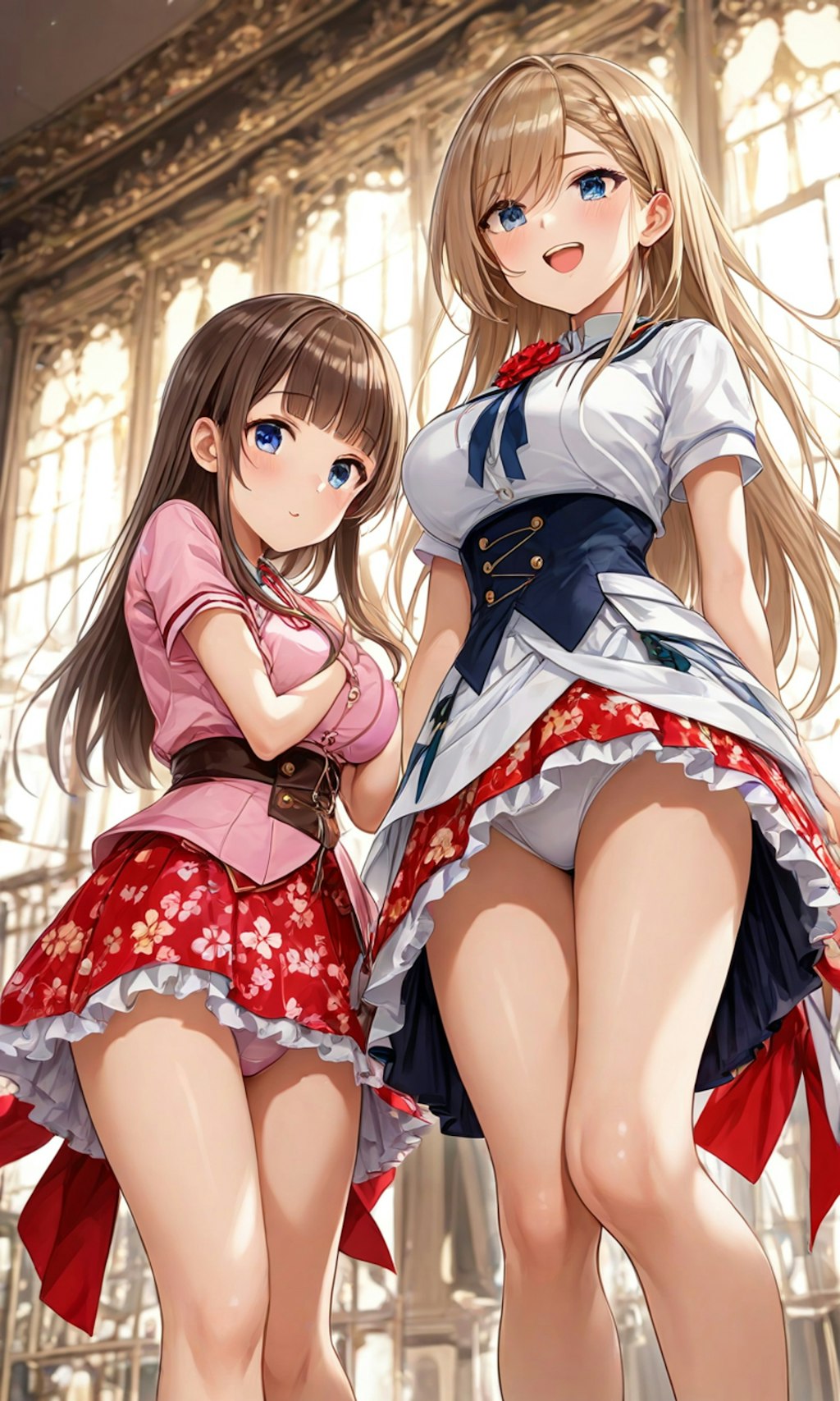 パンチラとセーラー服と女子高校生と