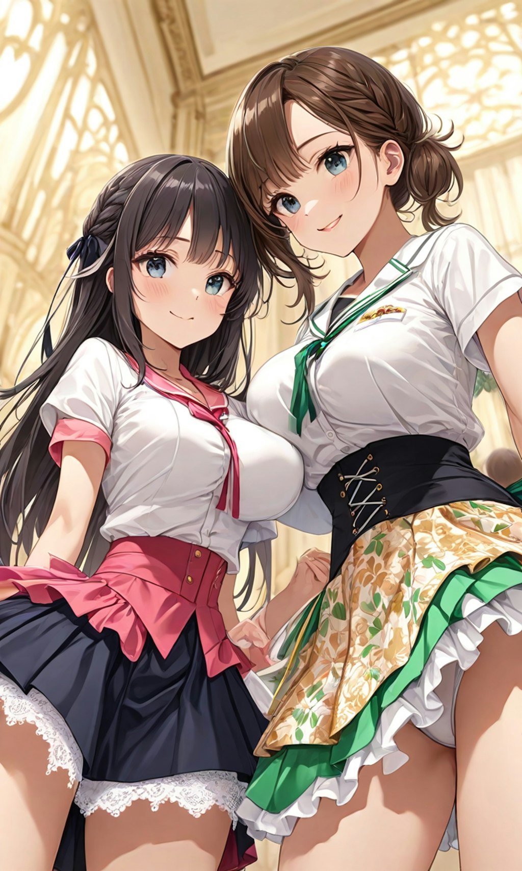 パンチラとセーラー服と女子高校生と