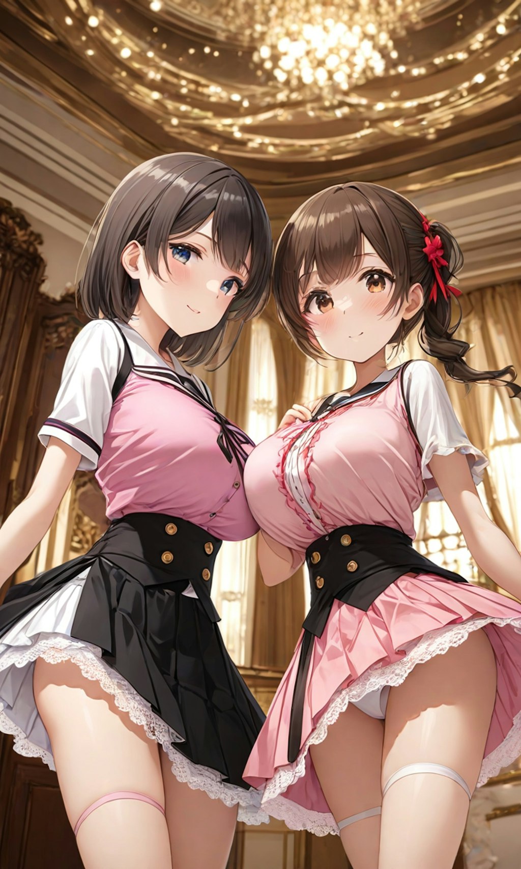 パンチラとセーラー服と女子高校生と