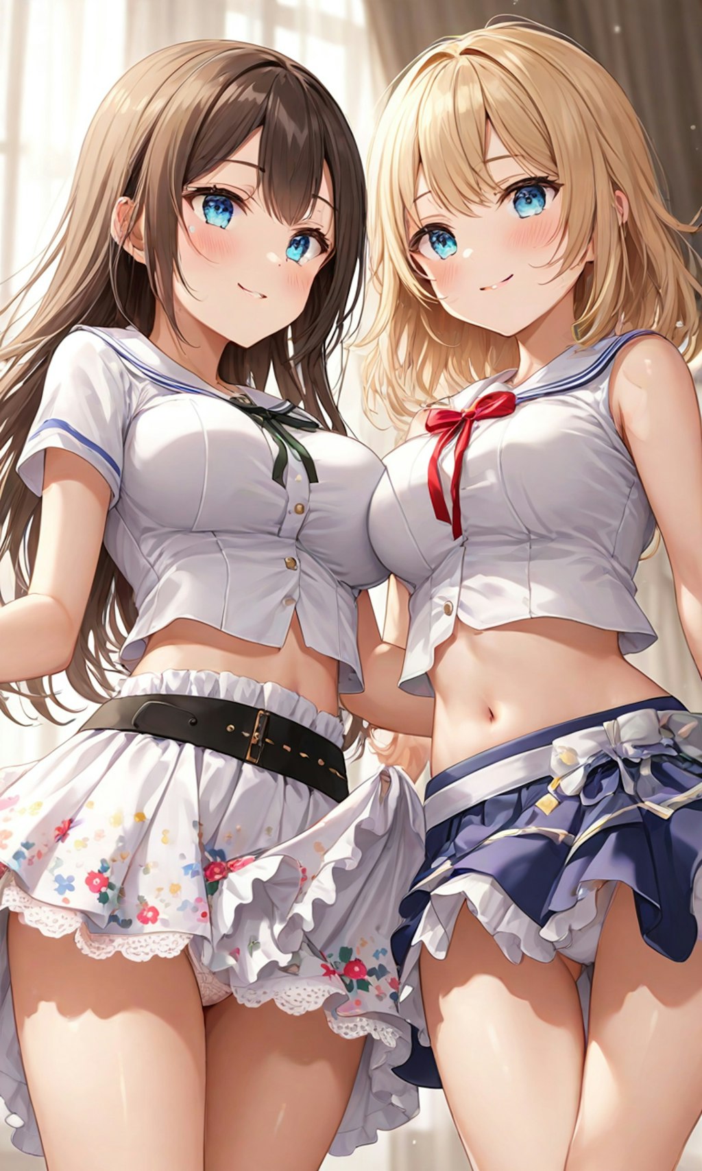 パンチラとセーラー服と女子高校生と