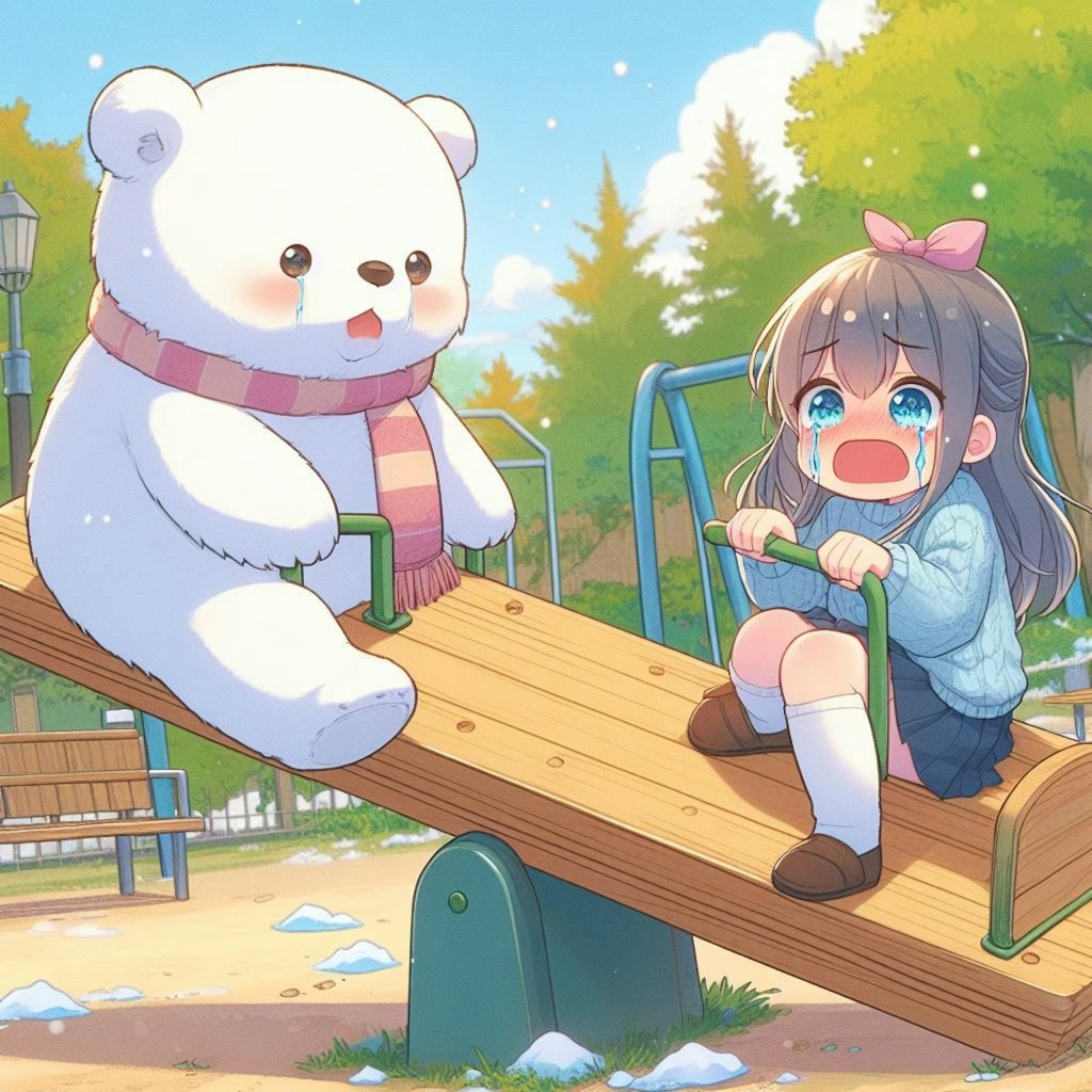 【謎画像】シロクマより重かった女の子