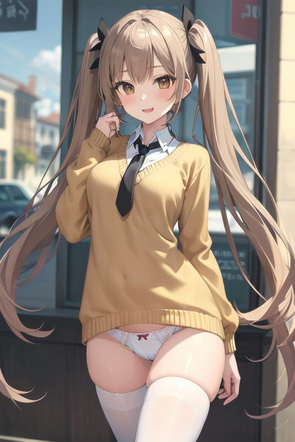 School twintails girl