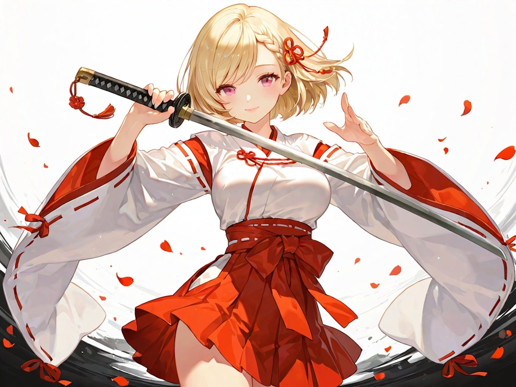 巫女舞　剣舞