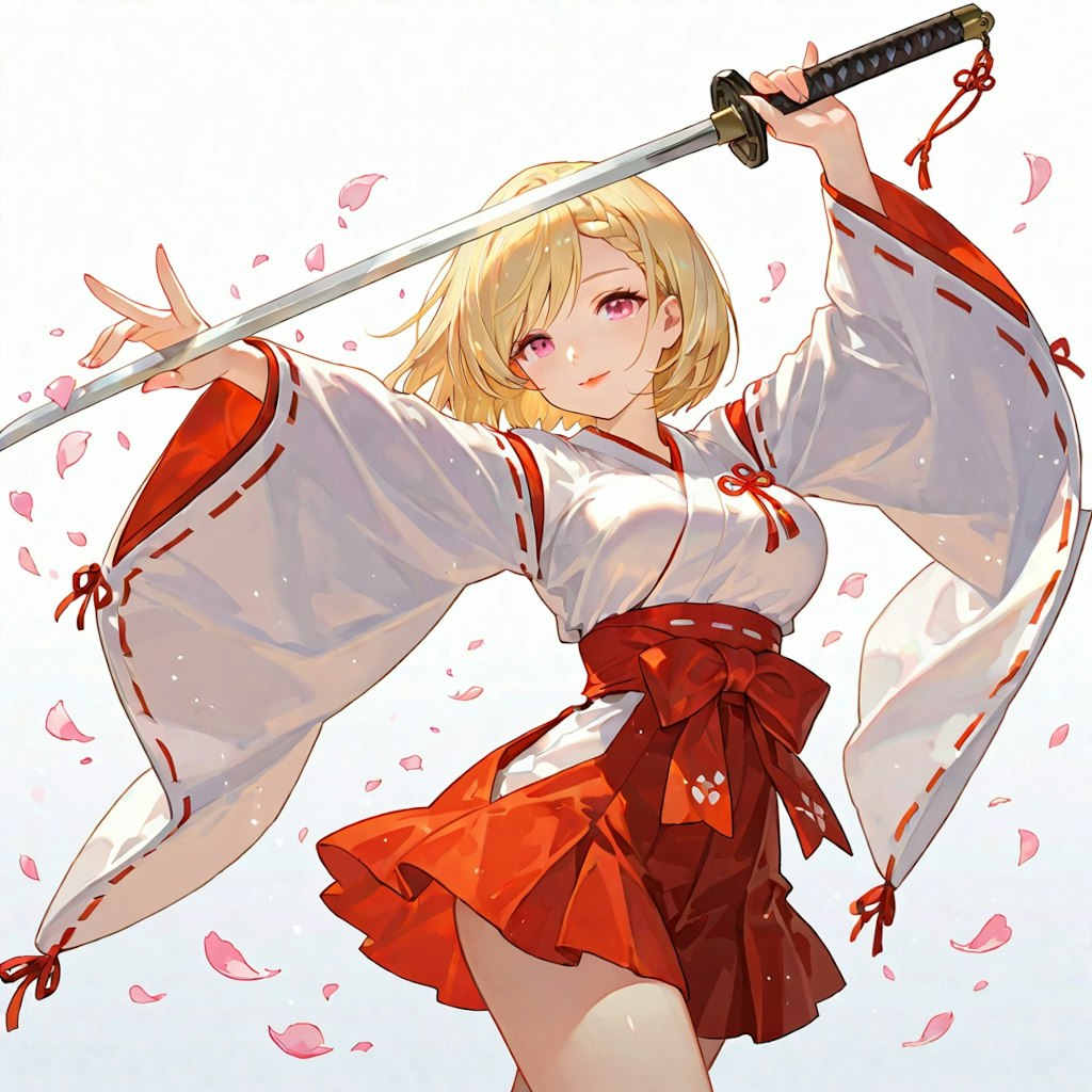 巫女舞　剣舞